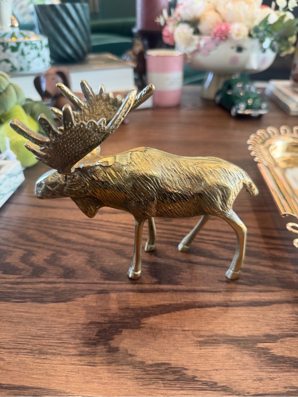 Vintage Brass Moose - Great Condition
